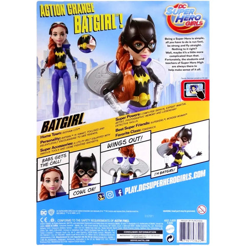 DC Super Hero Girls - Action Change Batgirl Doll (12