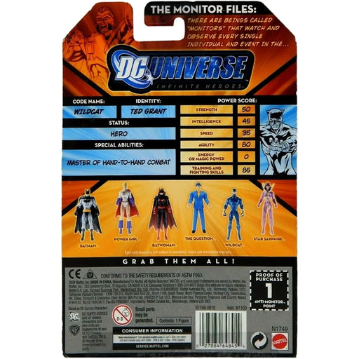 DC Universe - Wildcat Action Figure (3.75") - Mattel Toys - Crisis Series 1