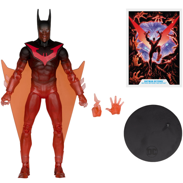 DC Comics [Batman Beyond: Neo-Gothic] - Red Suit Batman Action Figure (7.25") - McFarlane Toys - DC Multiverse Series, Platinum Edition (2024)