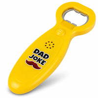 Dad Joke Bottle Opener | Funny Dad Jokes Gift for Dad | Fathers Day Gifts, Dad Birthday Gift from Daughter Son | Gag Gifts for Men, White Elephant Gifts for Adults