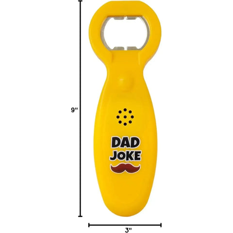Dad Joke Bottle Opener | Funny Dad Jokes Gift for Dad | Fathers Day Gifts, Dad Birthday Gift from Daughter Son | Gag Gifts for Men, White Elephant Gifts for Adults