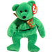 Dad-e the Super Dad Green Bear Plush (8") - Ty - Original Beanie Babies Series (2004)