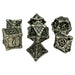 Dagger of Venom Dice Set (7 Dice, Polyhedral, Metal) - Game Master Dice