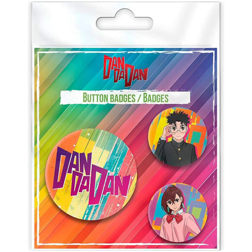 Dan Da Dan - Badge Pack - Momo & Okarun X4 - ABYstyle