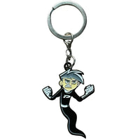 Danny Phantom - Ghost Mode Danny Fenton Keychain (Soft Enamel) - Zen Monkey S...- Image 1