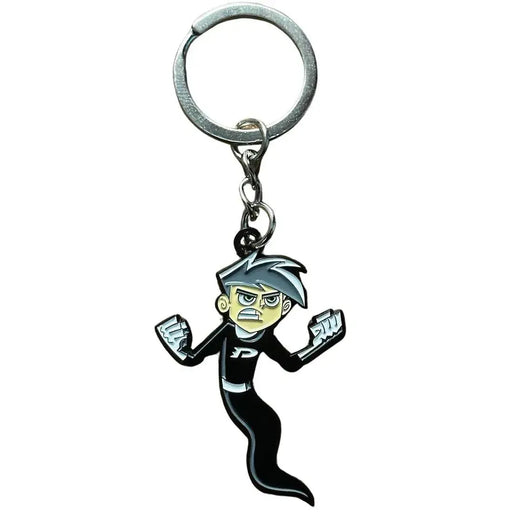 Danny Phantom - Ghost Mode Danny Fenton Keychain (Soft Enamel) - Zen Monkey Studios