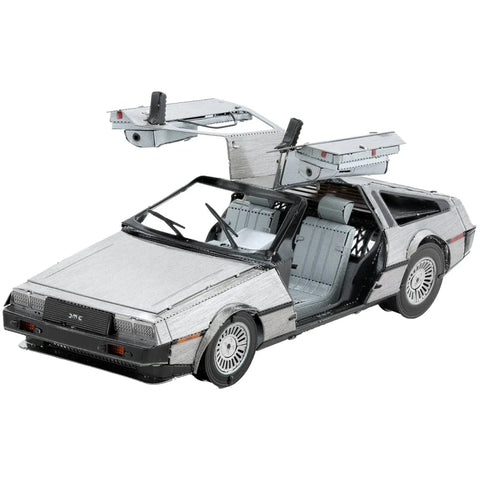 DeLorean DMC-12 Car 3D Figure Model Kit (Steel, Hard Difficulty) - Fascinations - Metal Earth Series - (2023) - Image 2