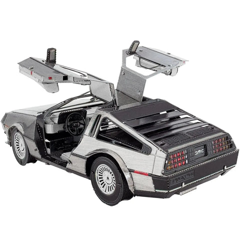 DeLorean DMC-12 Car 3D Figure Model Kit (Steel, Hard Difficulty) - Fascinations - Metal Earth Series - (2023) - Image 5