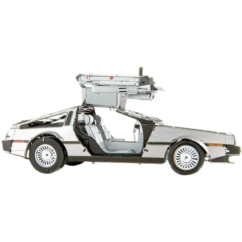 DeLorean DMC-12 Car 3D Figure Model Kit (Steel, Hard Difficulty) - Fascinations - Metal Earth Series - (2023) - Image 6