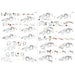 DeLorean DMC-12 Car 3D Figure Model Kit (Steel, Hard Difficulty) - Fascinations - Metal Earth Series - (2023)