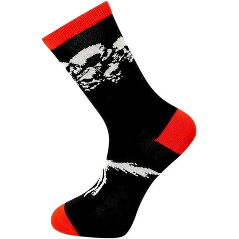 Death Note - Black & Red Ryuk Crew Socks (1 Pair) - ABYstyle