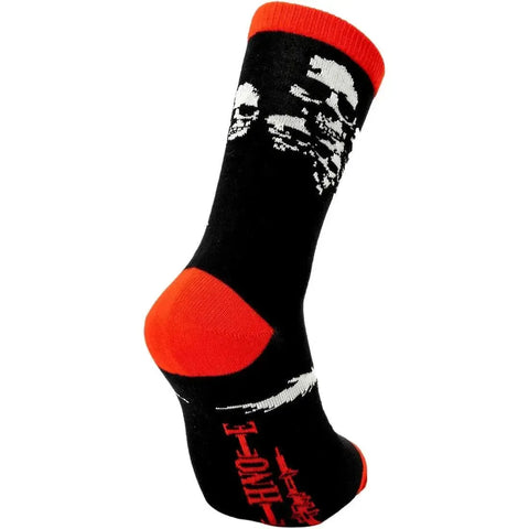 Death Note - Black & Red Ryuk Crew Socks (1 Pair) - ABYstyle