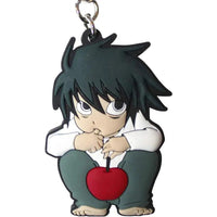 Death Note - Chibi “L” with Apple Keychain (PVC) - ABYstyle- Image 2
