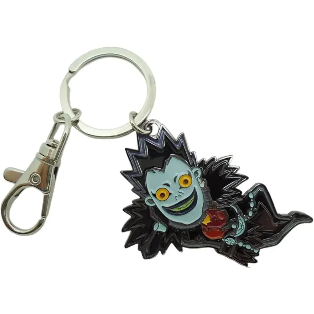 Death Note Chibi Ryuk Eating Apple Metal Keychain (2