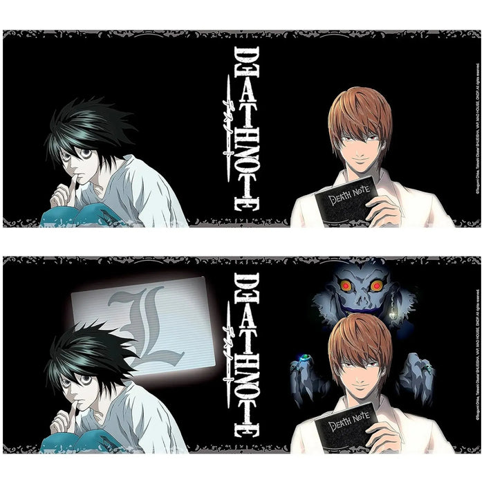 Death Note - Kira & L Magic Heat-Change Mug (Ceramic, 16 oz.) - ABYstyle