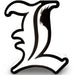 Death Note - L Logo Decorative Portable LED Wall Lamp - ABYstyle