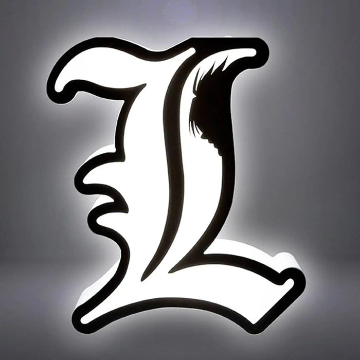 Death Note - L Logo Decorative Portable LED Wall Lamp - ABYstyle