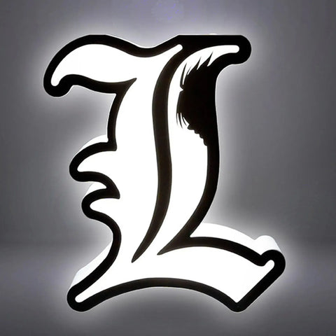 Death Note - L Logo Decorative Portable LED Wall Lamp - ABYstyle - Image 5