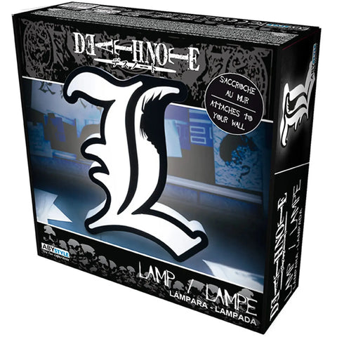 Death Note - L Logo Decorative Portable LED Wall Lamp - ABYstyle - Image 1