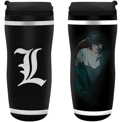 Death Note - L Logo Travel Mug (12 oz.) - ABYstyle - (2021) - Image 1