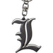 Death Note - "L" Symbol 3D Keychain (Metal) - ABYstyle