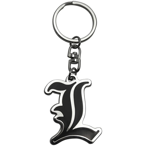 Death Note - L Symbol Keychain (Metal) - ABYstyle - Image 2