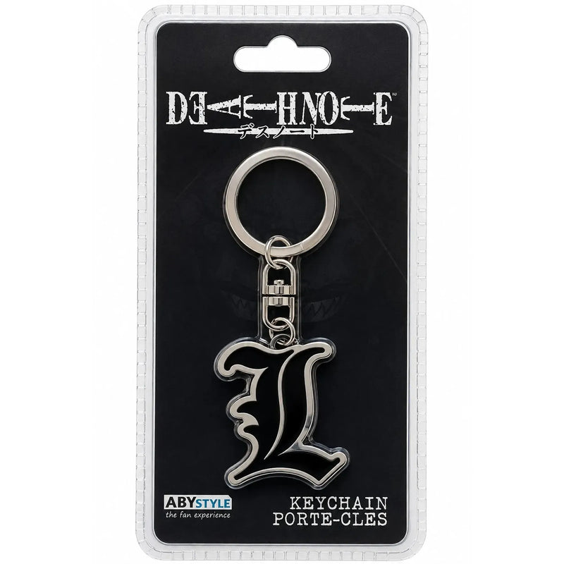 Death Note - L Symbol Keychain (Metal) - ABYstyle
