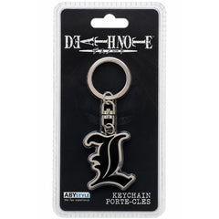 Death Note - L Symbol Keychain (Metal) - ABYstyle