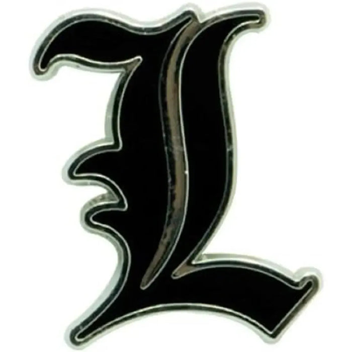 Death Note - "L" Symbol Pin Badge (1.25", Metal) - ABYstyle