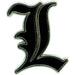 Death Note - "L" Symbol Pin Badge (1.25", Metal) - ABYstyle
