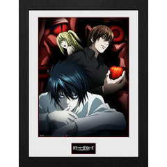 Death Note - Light, L, & Misa Framed Print (12" x 16") - ABYstyle