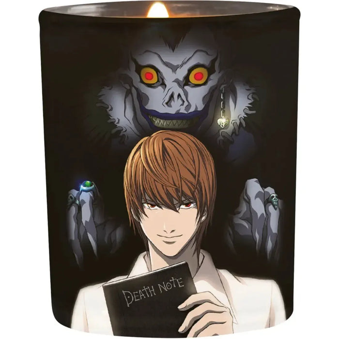 Death Note - Light, Ryuk & Death Note Rules Wax Candle Glass Jar (3.5", 30 Hours Burn Time) - ABYstyle