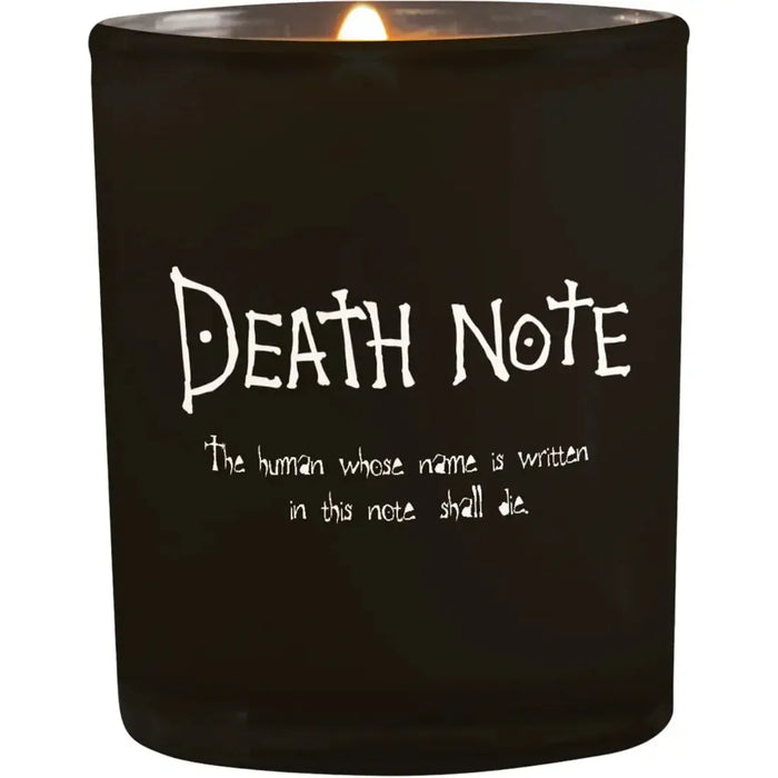Death Note - Light, Ryuk & Death Note Rules Wax Candle Glass Jar (3.5", 30 Hours Burn Time) - ABYstyle