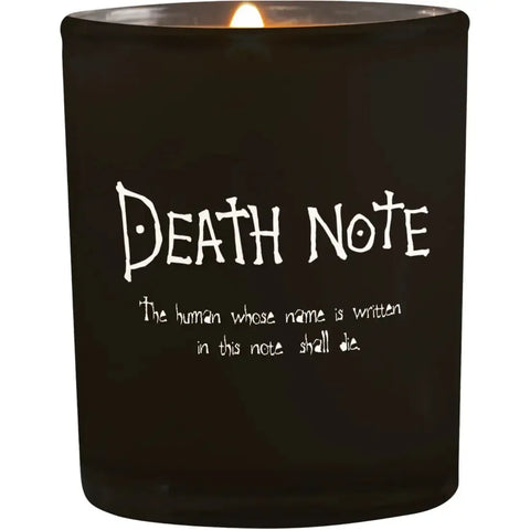Death Note - Light, Ryuk & Death Note Rules Wax Candle Glass Jar (3.5
