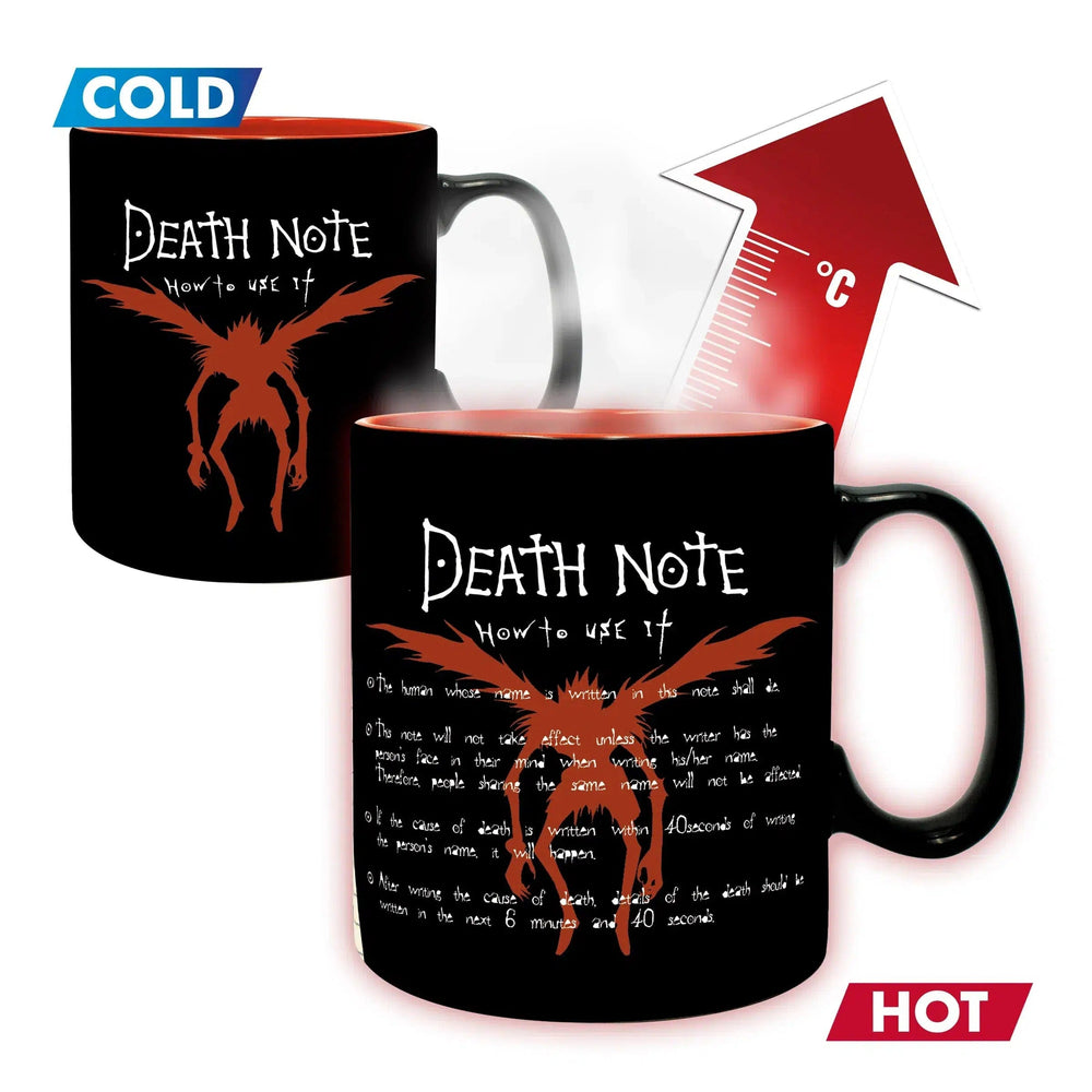 Death Note - Light and Ryuk Heat-Change Ceramic Mug (16 oz.) - ABYstyle