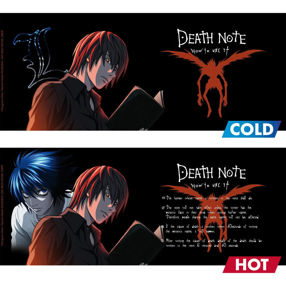 Death Note - Light and Ryuk Heat-Change Ceramic Mug (16 oz.) - ABYstyle