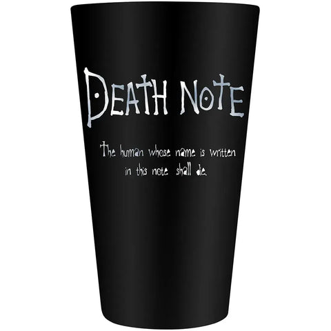 Death Note - Ryuk & Death Note Rules Drinking Glass (13.5 oz.) - ABYstyle