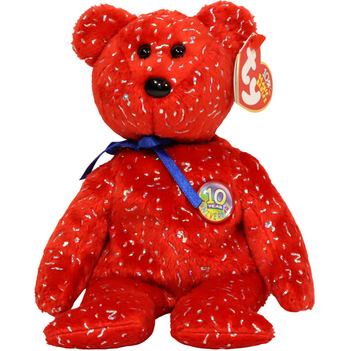 Decade Bear Plush (8.5") - Ty - Original Beanie Babies Series - (2003)