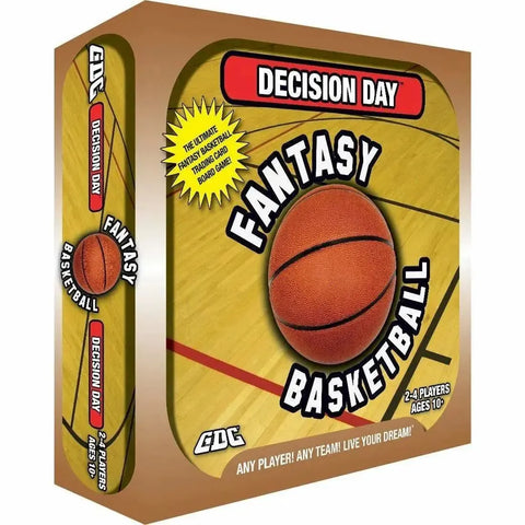 Decision Day Fantasy Basketball - Trivia Sports Board Game for Family, and Adults (2-4 Players, Ages 10+) - Game Dev Co