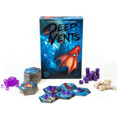 Deep Vents - Tile Placement Nature Board Game for Family and Adults (2-4 Players, Age 13+) - Red Raven Games