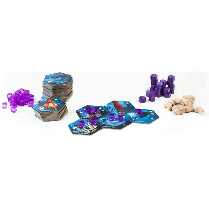 Deep Vents - Tile Placement Nature Board Game for Family and Adults (2-4 Players, Age 13+) - Red Raven Games