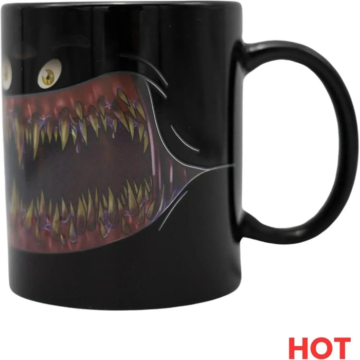 "Definetly Not A Mimic" Magic Heat-Change Mug for Tabletop Gamers, Dungeon Masters & Nerds (Ceramic, 11 oz.) - Adventurer's Forge