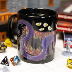 "Definetly Not A Mimic" Magic Heat-Change Mug for Tabletop Gamers, Dungeon Masters & Nerds (Ceramic, 11 oz.) - Adventurer's Forge