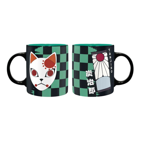 Demon Slayer - 3-Piece Gift Set - ABYstyle - 11 oz. Tanjiro Mug, Hanafuda Keychain, Notebook