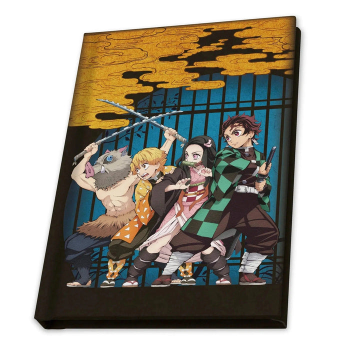 Demon Slayer - 3-Piece Gift Set - ABYstyle - 11 oz. Tanjiro Mug, Hanafuda Keychain, Notebook