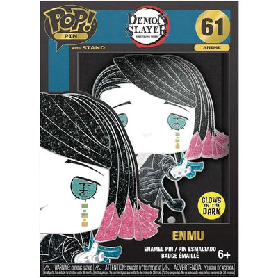 Demon Slayer - Enmu Pin Badge (Glows in the Dark, Enamel) - Funko - Pop! Anime Pin Series (61)