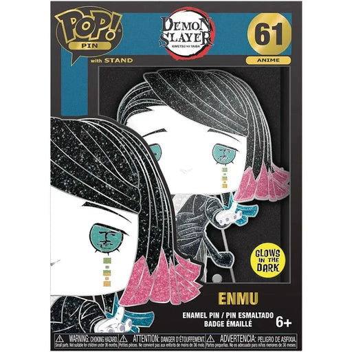 Demon Slayer - Enmu Pin Badge (Glows in the Dark, Enamel) - Funko - Pop! Anime Pin Series (61)