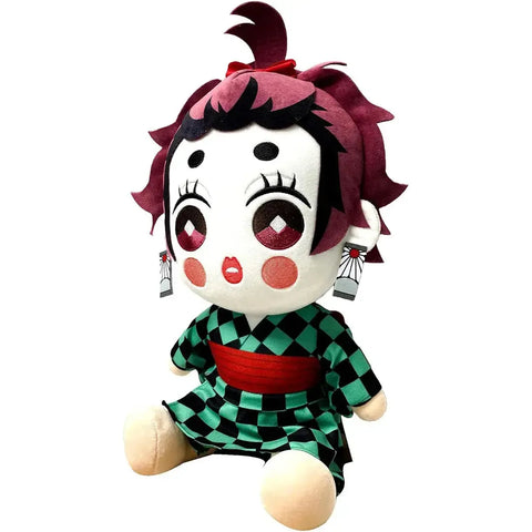 Demon Slayer [Entertainment District Arc] - Sitting Tanjiro Kamado With Makeup Jumbo Plush (12