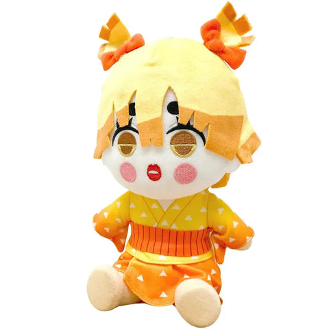 Demon Slayer [Entertainment District Arc] - Sitting Zenitsu Agatsuma With Makeup Plush (7