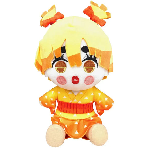 Demon Slayer [Entertainment District Arc] - Sitting Zenitsu Agatsuma With Makeup Plush (7